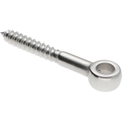 Úchyt pre držiak lanka, oko 8,4 mm, nerez AISI 304