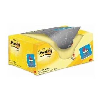Post-it Self-adhesive block 653CY-VP20 yellow 38x51mm, 20 pieces (3M0460)