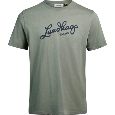 Lundhags Мъжка тениска Lundhags Järpen Logo T-Shirt - Aloe Green (216-3483-0413)