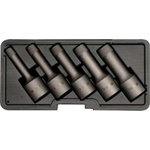 TOYA Комплект за изваждане на скъсани болтове yato, 1/2", 5 части (euro yt 0624)