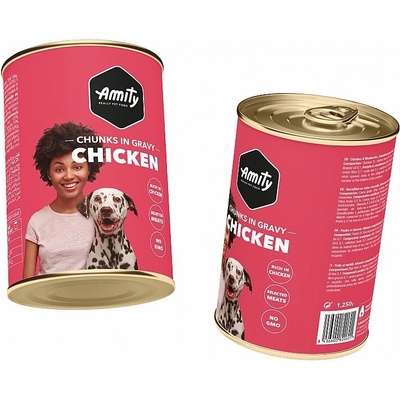 Amity dog kuracie kúsky v omáčke 415 g