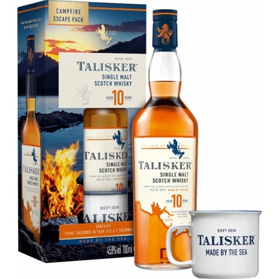 Talisker 10y 45,8% 0,7 l (dárkové balení plechový hrnek)