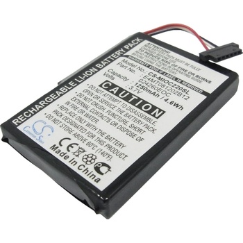 Cameron Sino Батерия за Mitac Mio C220 (equ. 027260EOC) 1250mAh, Li-ion (CS-MIOC220SL)
