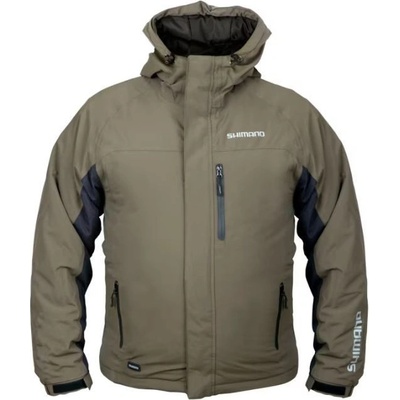 Bunda Shimano Rain Jacket Padded Green – Zboží Dáma