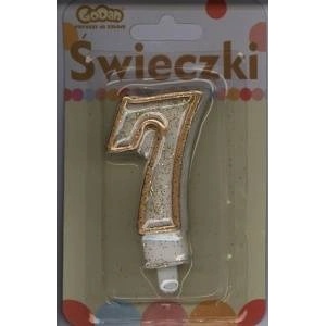 GoDan Cake number 7, zloty contour