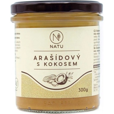 Natu Arašidový krém s kokosom 300 g