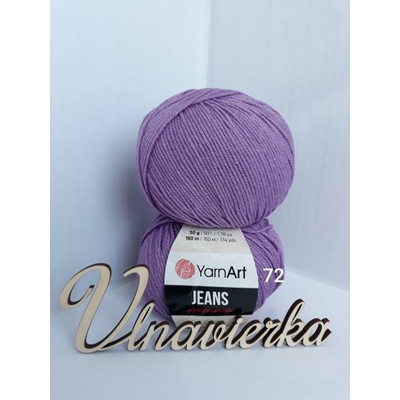 YarnArt Jeans 72 Fialová