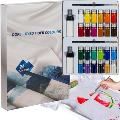 Maaleo barvy na textil 24 x 10 ml 22948 – Zboží Dáma