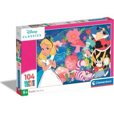 Clementoni Пъзел 104 части DISNEY ClassicS ALICE CLEMENTONI 25748