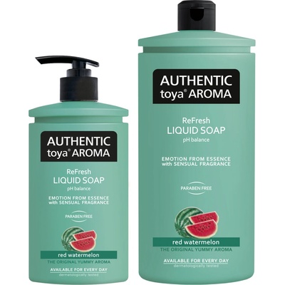 Authentic Toya Aroma Red Watermelon tekuté mýdlo dávkovač 400 ml
