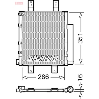 Kondenzátor klimatizace DENSO DCN35005