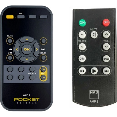GENERAL Nad amp-3 - дистанционно управление дубликат (amp-3)