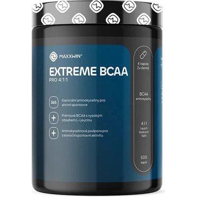 MaxxWin EXTREME BCAA PRO 4:1:1 500 kapslí