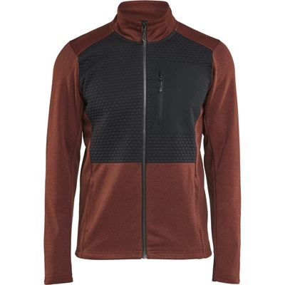 Blåkläder AB 3548 Sweatshirt Full zip Burned Red/Black