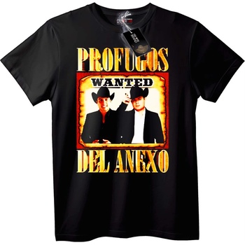 NOONEBRAND Тениска Търсени: Бегълци на Anexo - M, Black