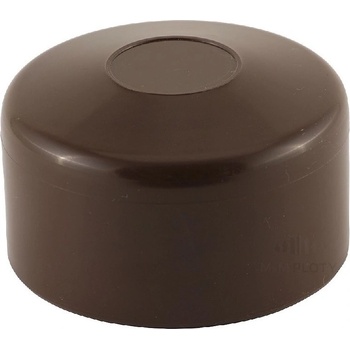 Čepička PVC průměr 42 mm, hnědá