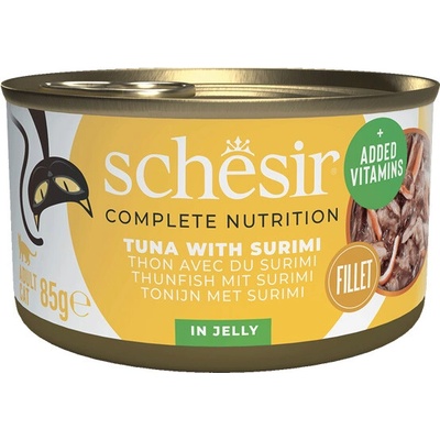 Schesir Cat C&B Wet Adult Tuniak a surimi v želé 85 g