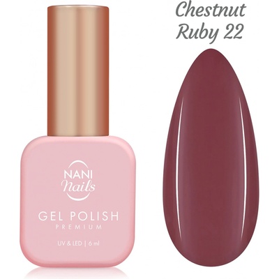 NANI gel lak Premium 6 ml - Chestnut Ruby – Zbozi.Blesk.cz