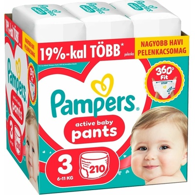 Pampers Active Baby 3 210 ks