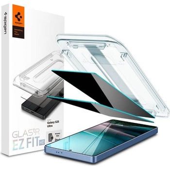 Spigen Затъмняващ Протектор за Samsung S25 Ultra, Spigen Privacy Glass tR EZ Fit 2бр. , Черен (AGL09335)