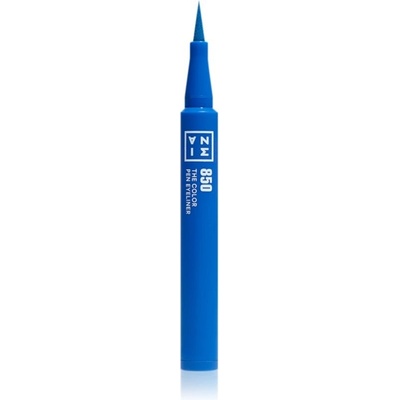 3INA The Color Pen Eyeliner Mini očné linky vo fixe 850 Blue 0,6 ml