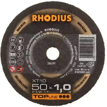 Rhodius Řezný kotouč 50 x 1,0 x 6,0 mm 206799