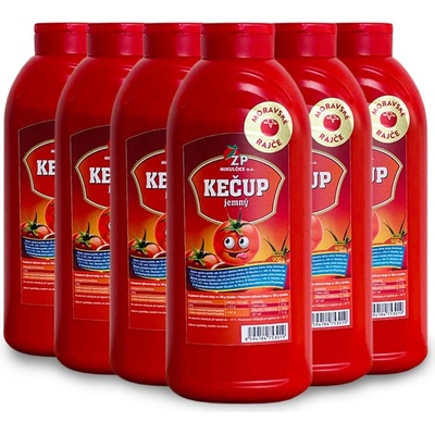 ZP Mikulčice XXL sada kečupů Kečup jemný 6 x kečup jemný 0,9 kg – Zbozi.Blesk.cz