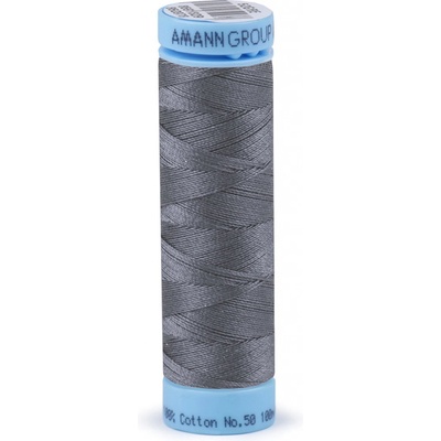 Bavlněné nitě 100 m etiketní č. 50 Triana Amann Barva: 0415 Agate Gray