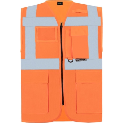Korntex hi-vis kxmf berlin / Светлоотразителна многофункционална жилетка - оранжева l (76kxmf23503)