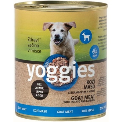 Yoggies kozí s bramborem a mrkví 800 g