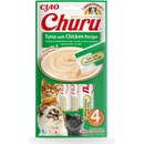 Granule pre mačky Churu Cat Purée Tuna with Chicken 4 x 14 g