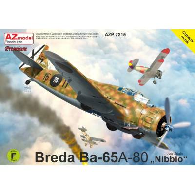AZ Model Breda Ba 65 A 80 „Nibbio over Spain 1:72