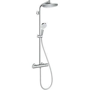 Hansgrohe Crometta - Душ комплект S 240 Showerpipe с термостат, EcoSmart 9 l/min, хром 27268000 (27268000)