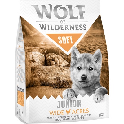 Wolf of Wilderness Junior Soft Wide Acres kuracie 5 x 1 kg