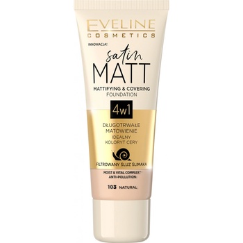 Eveline make up satin matt Eveline satin MATT 103 Natural 30 ml