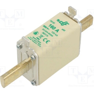 DF ELECTRIC 383175 Pojistka: tavná; 160A; 500VAC; aM; keramická; NH0