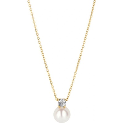 Blush Дамско златно колие с перла и цирконий Blush 3163YPW (3163YPW)