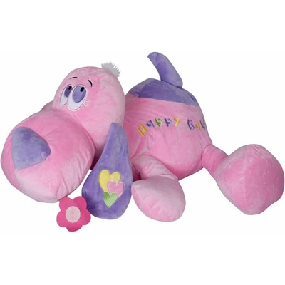 Амек Тойс Плюшена играчка Амек Тойс - Легнало куче, розово, 65 cm (040248-4)