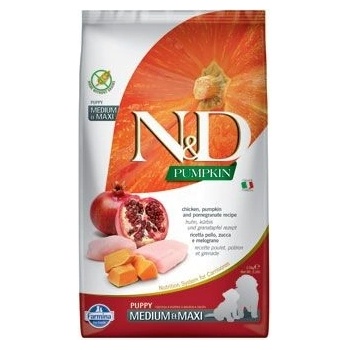 N&D Grain Free Pumpkin DOG Puppy M/L Lamb & Blueberry 2,5 kg
