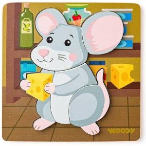 Woodyland Puzzle Baby - мишка (91365)