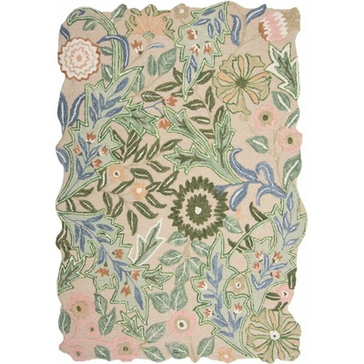 Flair Rugs Bryony Shaped Floral Zelený