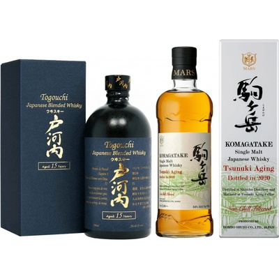 Mars Komagatake Tsunuki Aging + Togouchi 15y 54% 2 x 0,7 l (set)