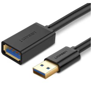 UGREEN USB удължител Ugreen "US129" USB 3.0 (T) към USB 3.0 (M) 1м черен "10368" - 6957303813681 (10368)