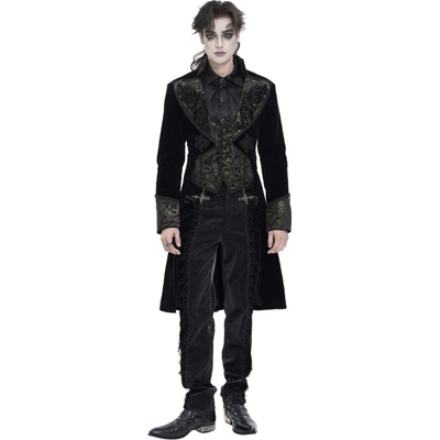 Devil Fashion kabát Baroque Baron Čierna