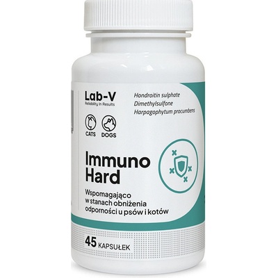 LAB-V Immuno Hard Posílení imunity pro psy a kočky 45 kapslí