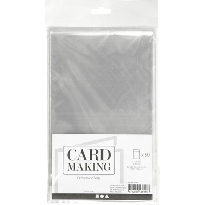 Creativ Company Celofánové obaly na obálky 12,5 × 16 cm (50 ks)