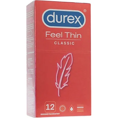 Durex Feel Thin Classic презервативи 12 бр