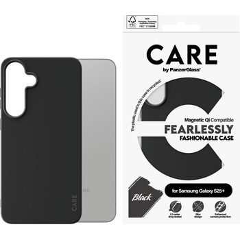 Image 1 of Panzer Гръб Care by PanzerGlass за Samsung Galaxy S25 Plus, Fashionable Case, QI Compatible, Черен