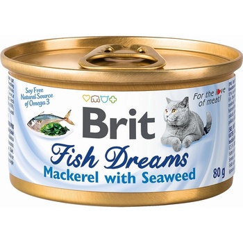 Brit Cat Fish Dreams Mackerel & Seaweed 80 g