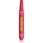 NYX Cosmetics Fat Matte балсам за устни с матиращ ефект Pink Puff 2 гр